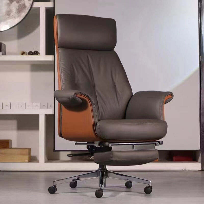 Metal Frame Ergonomic Executive Office Chair Comfortable Adjustable Lumbar Support Mesh Backrest for Long Hours Sitting
